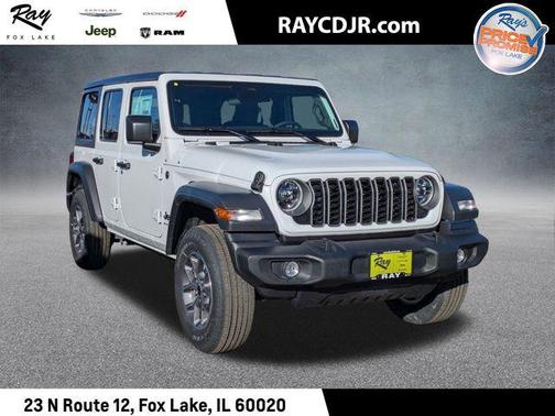 Bright White Clearcoat 2026 Jeep Wrangler Sport S