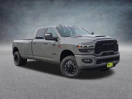 Ceramic Gray Clearcoat 2026 RAM 3500 Laramie Crew Cab 4x4 8' Box