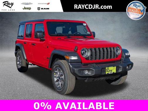 Firecracker Red Clearcoat 2026 Jeep Wrangler Sport S