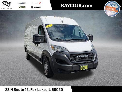 Bright White Clearcoat 2023 RAM ProMaster 2500 High Roof