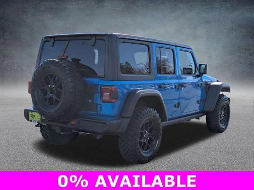 Hydro Blue Pearlcoat 2024 Jeep Wrangler Willys