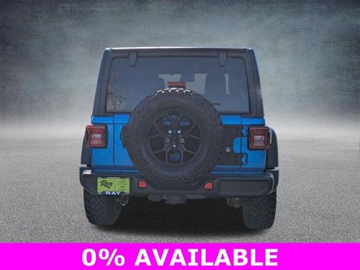Hydro Blue Pearlcoat 2024 Jeep Wrangler Willys