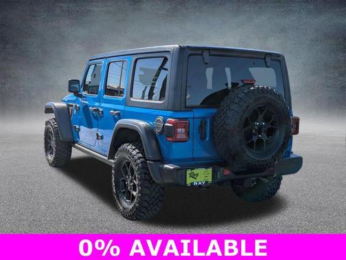 Hydro Blue Pearlcoat 2024 Jeep Wrangler Willys