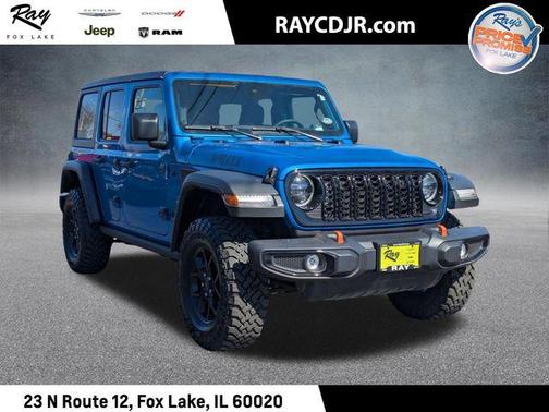Hydro Blue Pearlcoat 2024 Jeep Wrangler Willys