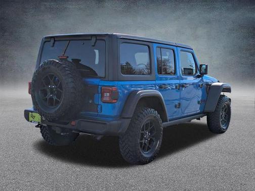 Hydro Blue Pearlcoat 2024 Jeep Wrangler Willys