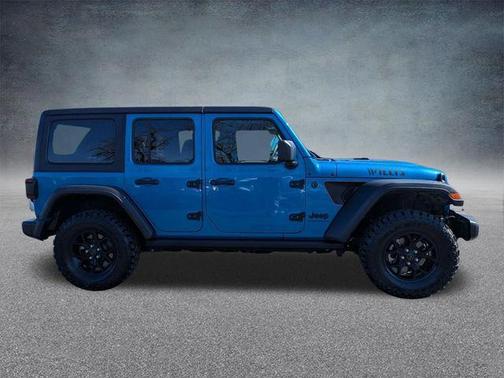 Hydro Blue Pearlcoat 2024 Jeep Wrangler Willys