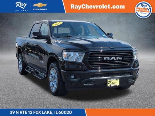 Diamond Black Crystal Pearlcoat 2021 RAM 1500 Big Horn/Lone Star
