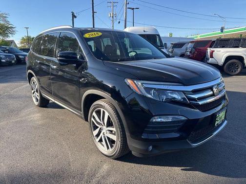 Crystal Black Pearl 2018 Honda Pilot Touring