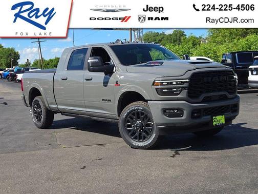 Ceramic Gray Clearcoat 2026 RAM 2500 Limited Mega Cab 4x4 6'4' Box