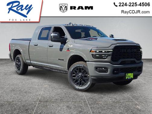 Ceramic Gray Clearcoat 2026 RAM 2500 Limited Mega Cab 4x4 6'4' Box