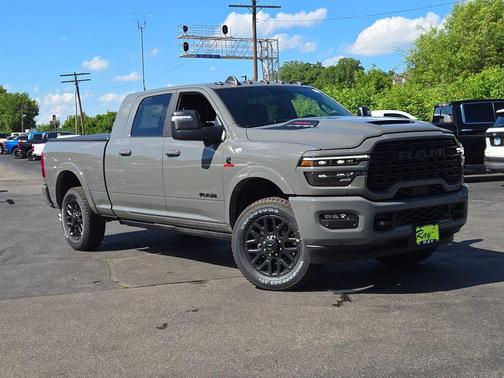 Ceramic Gray Clearcoat 2026 RAM 2500 Limited Mega Cab 4x4 6'4' Box