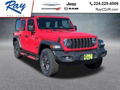 Firecracker Red Clearcoat 2024 Jeep Wrangler Sport S