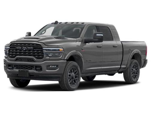 Ceramic Gray Clearcoat 2026 RAM 3500 Limited Mega Cab 4x4 6'4' Box