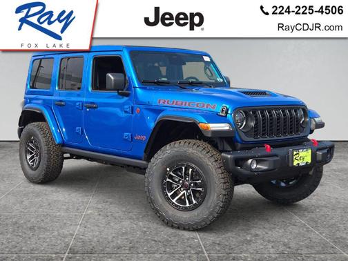 Hydro Blue Pearlcoat 2026 Jeep Wrangler Rubicon