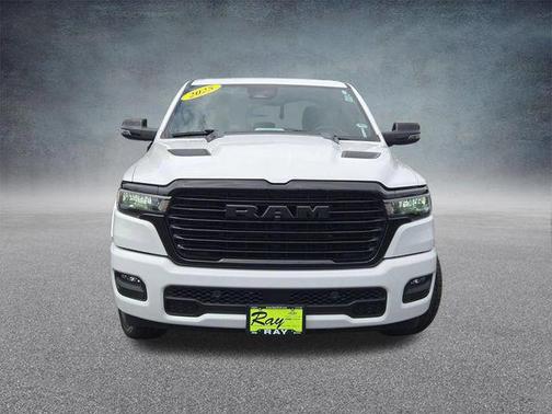 Bright White Clearcoat 2025 RAM 1500 Laramie