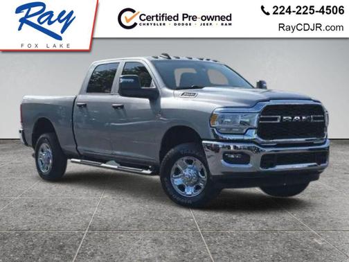 Billet Silver Metallic Clearcoat 2024 RAM 3500 Tradesman Crew Cab 4x4 6'4' Box