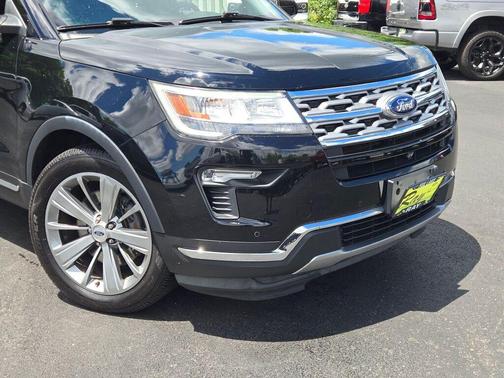 SHADOW BLACK 2018 Ford Explorer Limited