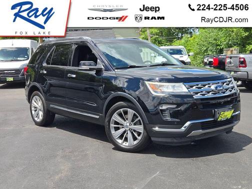SHADOW BLACK 2018 Ford Explorer Limited