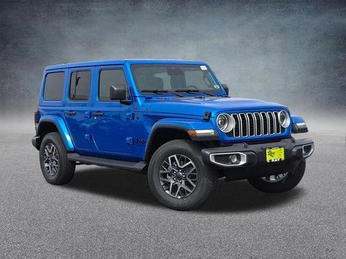 Hydro Blue Pearlcoat 2026 Jeep Wrangler 4-Door Sahara 4x4