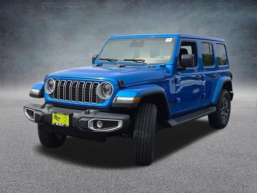 Hydro Blue Pearlcoat 2026 Jeep Wrangler 4-Door Sahara 4x4