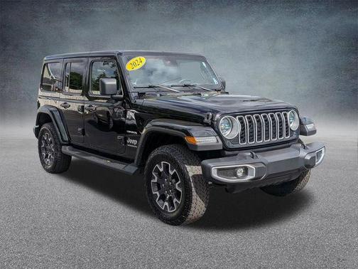 Black 2024 Jeep Wrangler 4-Door Sahara