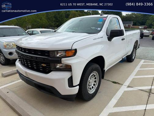 Summit White 2020 Chevrolet Silverado 1500 WT