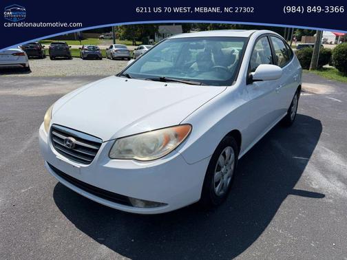 Captiva White 2008 Hyundai ELANTRA GLS