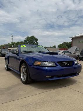 Blue 2002 Ford Mustang GT