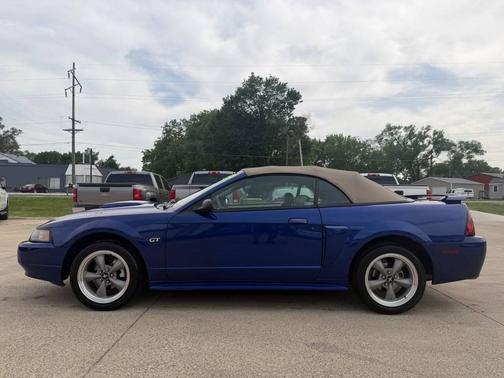 Blue 2002 Ford Mustang GT