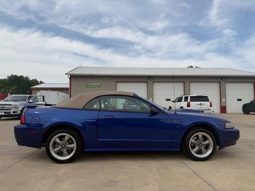 Blue 2002 Ford Mustang GT