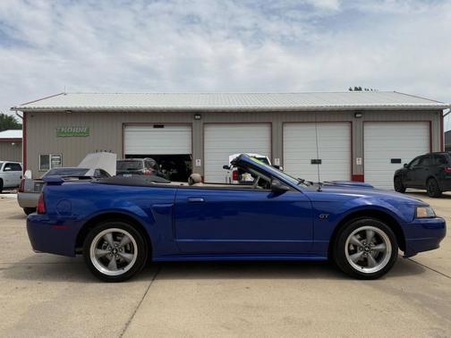Blue 2002 Ford Mustang GT