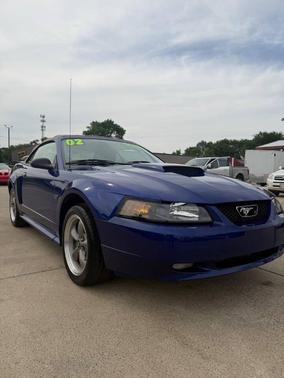 Blue 2002 Ford Mustang GT