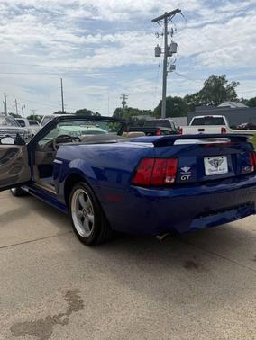 Blue 2002 Ford Mustang GT