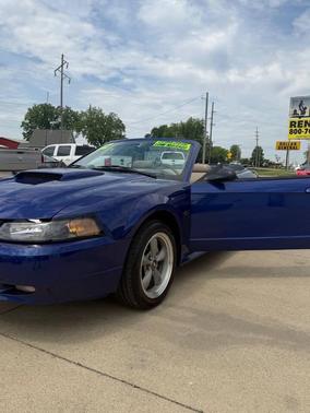 Blue 2002 Ford Mustang GT