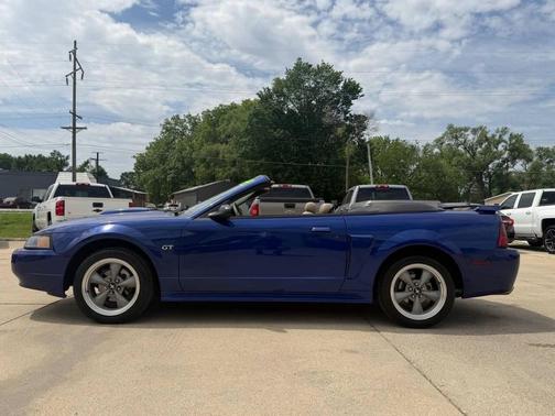 Blue 2002 Ford Mustang GT