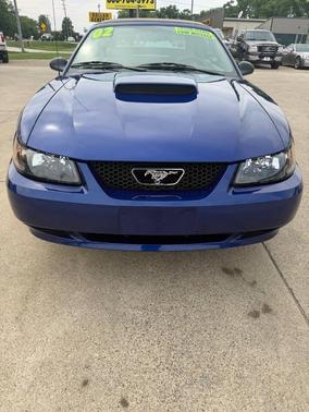 Blue 2002 Ford Mustang GT