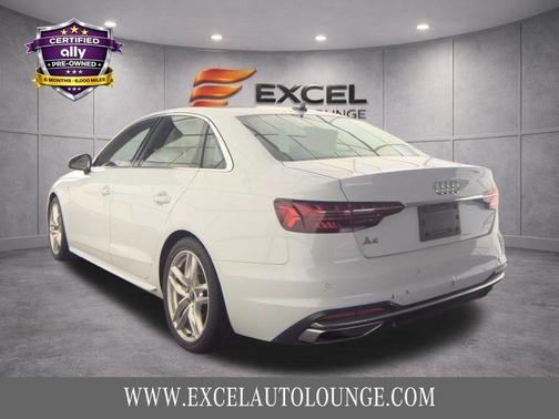 White 2022 Audi A4 45 S line Premium Plus