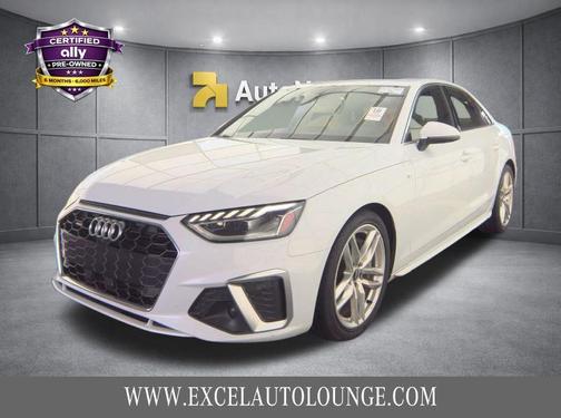 White 2022 Audi A4 45 S line Premium Plus