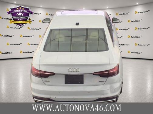 White 2022 Audi A4 45 S line Premium Plus