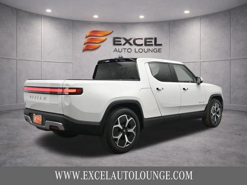 Glacier White 2023 Rivian R1T Adventure