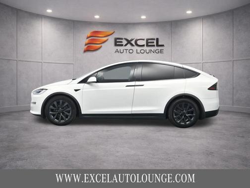 Pearl White Multi-Coat 2022 Tesla Model X Dual Motor All-Wheel Drive