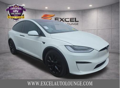 Pearl White Multi-Coat 2022 Tesla Model X Dual Motor All-Wheel Drive