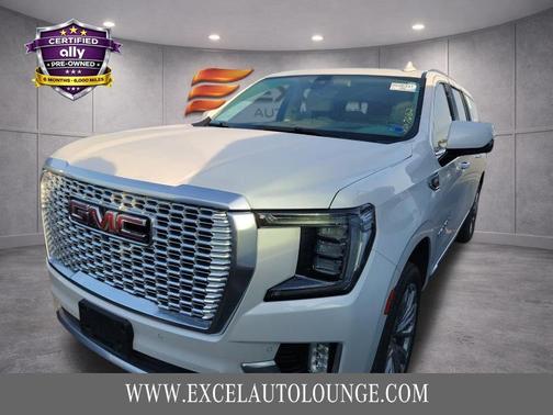 White Frost Tricoat 2021 GMC Yukon XL Denali