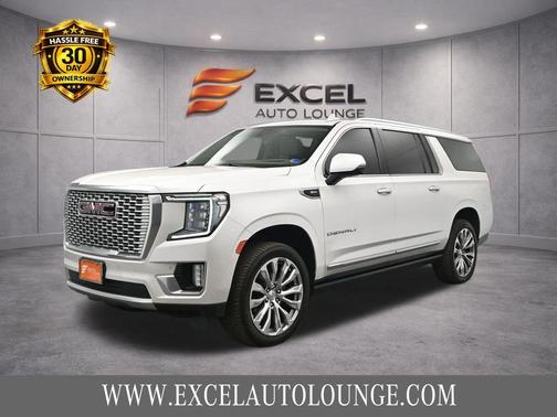 White Frost Tricoat 2021 GMC Yukon XL Denali