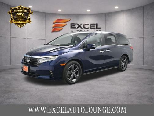 Blue 2022 Honda Odyssey EX