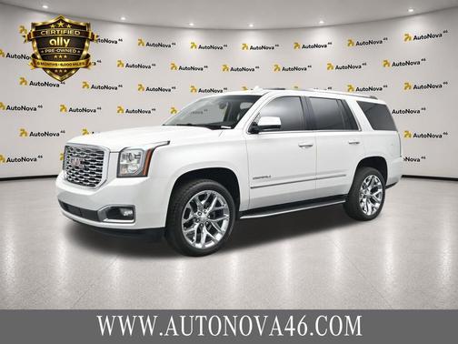 White Frost Tricoat 2019 GMC Yukon Denali