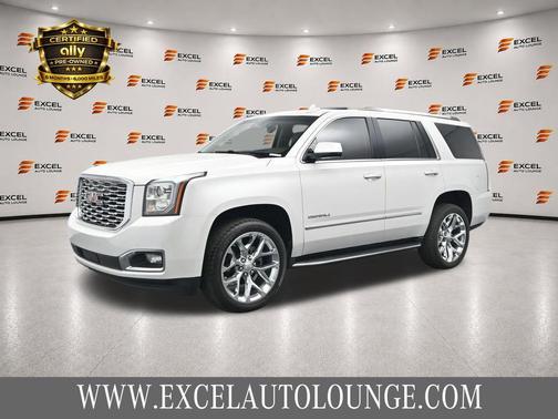 White Frost Tricoat 2019 GMC Yukon Denali