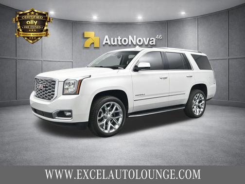 White Frost Tricoat 2019 GMC Yukon Denali