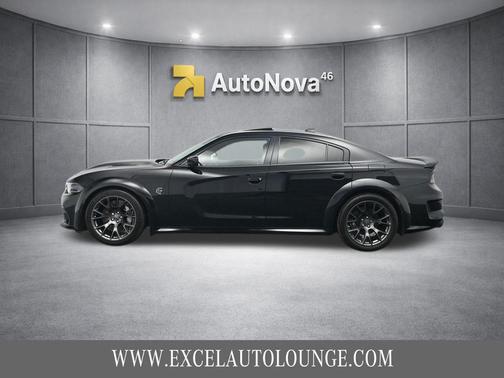 Pitch Black Clearcoat 2021 Dodge Charger SRT Hellcat
