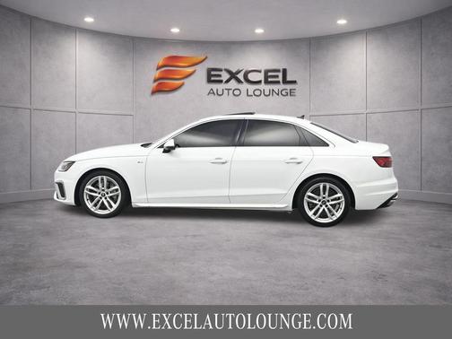 White 2022 Audi A4 45 S line Premium Plus